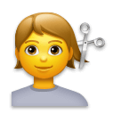 Person beim Friseur Emoji LG