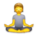 🧘 Person im Lotussitz Emoji auf LG
