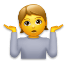 🤷 Person Shrugging Emoji on LG Phones