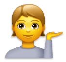 💁 Person am Informationsschalter Emoji auf LG