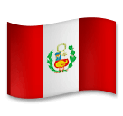 Bandiera del Perù Emoji LG