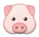 Cara de porco Emoji LG