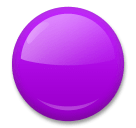 🟣 Cercle violet Émoji sur LG