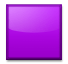 🟪 Carré violet Émoji sur LG