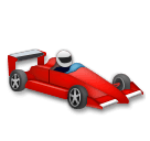 Carro de corrida Emoji LG