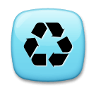 Symbole de recyclage Émoji LG