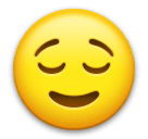 😌 Cara de alivio Emoji en LG