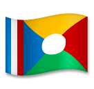 Флаг Реюньона Эмодзи на телефонах LG