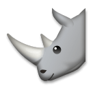 🦏 Rinoceronte Emoji su LG