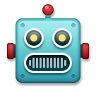 Cara de robô Emoji LG