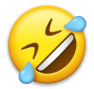 🤣 Cara revolcándose de risa Emoji en LG