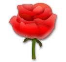 🌹 玫瑰花 Lg手机上的表情符号