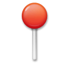 📍 Round Pushpin Emoji on LG Phones