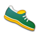 Running Shoe Emoji on LG Phones