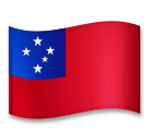 Flag: Samoa Emoji on LG Phones