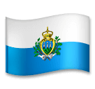 Bandeira de São Marinho Emoji LG