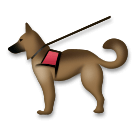 🐕‍🦺 Perro de asistencia Emoji en LG