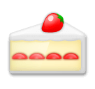 🍰 Fetta di torta Emoji su LG