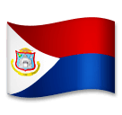 Flagge von Sint Maarten Emoji LG