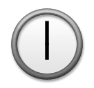 Six O’clock Emoji on LG Phones