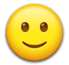 Cara ligeramente sonriente Emoji LG