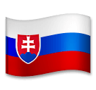 Flagge der Slowakei Emoji LG