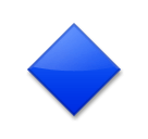 🔹 Rombo pequeño azul Emoji en LG