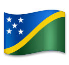 Bandeira das Ilhas Salomão Emoji LG