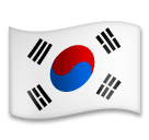 🇰🇷 Флаг Южной Кореи Эмодзи на телефонах LG