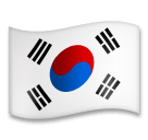 Flagge von Südkorea on LG