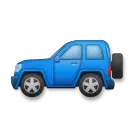 Sport Utility Vehicle Emoji on LG Phones