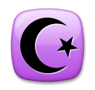 ☪️ Estrella y luna creciente Emoji en LG