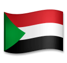 Bandera de Sudán Emoji LG