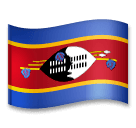 Флаг Свазиленда Эмодзи на телефонах LG
