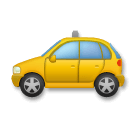 Taxi Emoji on LG Phones