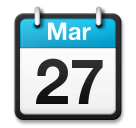 Calendario recortable Emoji LG