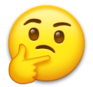 🤔 Thinking Face Emoji on LG Phones