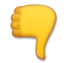 👎 Thumbs Down Emoji on LG Phones