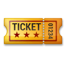 🎫 Ticket Emoji on LG Phones