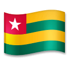 Flag: Togo Emoji on LG Phones
