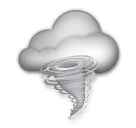 Tornado Emoji on LG Phones