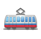 🚋 Tram Car Emoji on LG Phones