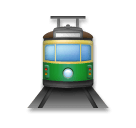 🚊 Tram Emoji on LG Phones