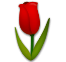 🌷 Tulipán Emoji en LG