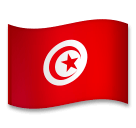 Flagge von Tunesien Emoji LG