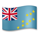 Bandiera di Tuvalu Emoji LG