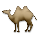 Two-Hump Camel Emoji on LG Phones