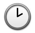 Two O’clock Emoji on LG Phones