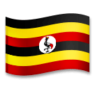 Flagge von Uganda Emoji LG