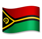 Bandeira de Vanuatu Emoji LG